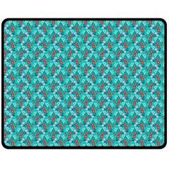 Digital Illusion Double Sided Fleece Blanket (medium)  by Sparkle