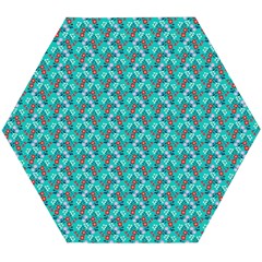 Digital Illusion Wooden Puzzle Hexagon