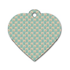 Fresh Scent Dog Tag Heart (one Side) by Sparkle