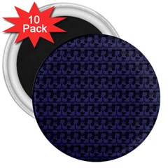 Fu Manchu 3  Magnets (10 Pack)  by Sparkle