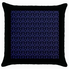 Fu Manchu Throw Pillow Case (black) by Sparkle