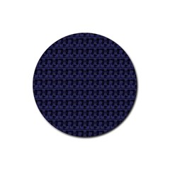 Fu Manchu Rubber Round Coaster (4 Pack) by Sparkle