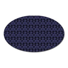 Fu Manchu Oval Magnet by Sparkle