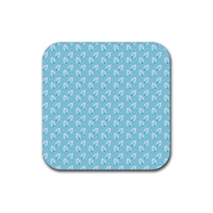 Frozen Forest Rubber Coaster (square) by Sparkle