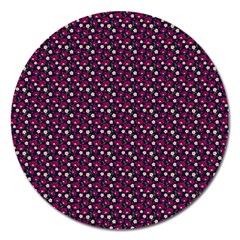 Garden Wall Magnet 5  (round) by Sparkle