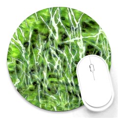 Green Desire Round Mousepads by DimitriosArt