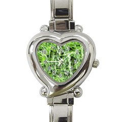 Green Desire Heart Italian Charm Watch by DimitriosArt