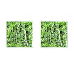 Green Desire Cufflinks (square) by DimitriosArt