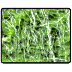 Green Desire Fleece Blanket (medium)  by DimitriosArt