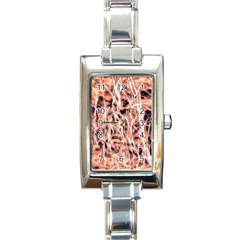 Pink Desire Rectangle Italian Charm Watch by DimitriosArt