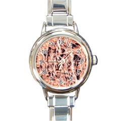 Pink Desire Round Italian Charm Watch by DimitriosArt