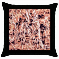 Pink Desire Throw Pillow Case (black) by DimitriosArt