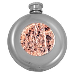 Pink Desire Round Hip Flask (5 Oz) by DimitriosArt