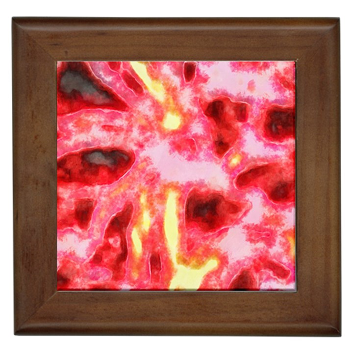 Requiem  of the red stars Framed Tile