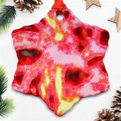 Requiem  Of The Red Stars Snowflake Ornament (two Sides)