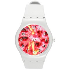 Requiem  Of The Red Stars Round Plastic Sport Watch (m) by DimitriosArt