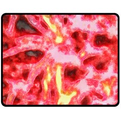 Requiem  Of The Red Stars Double Sided Fleece Blanket (medium)  by DimitriosArt