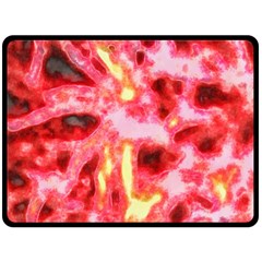 Requiem  Of The Red Stars Double Sided Fleece Blanket (large)  by DimitriosArt