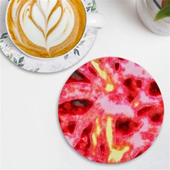 Requiem  Of The Red Stars Uv Print Round Tile Coaster by DimitriosArt