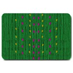 Forest Tulips Groowing To Reach The Divine Sky Pop-culture Large Doormat  30 x20  Door Mat