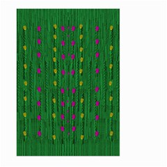 Forest Tulips Groowing To Reach The Divine Sky Pop-culture Large Garden Flag (two Sides) by pepitasart