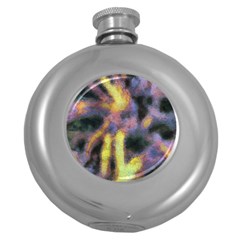 Requiem  Of The Gold  Stars Round Hip Flask (5 Oz) by DimitriosArt