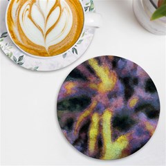 Requiem  Of The Gold  Stars Uv Print Round Tile Coaster by DimitriosArt