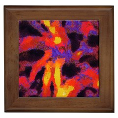 Requiem  Of The Lava  Stars Framed Tile by DimitriosArt