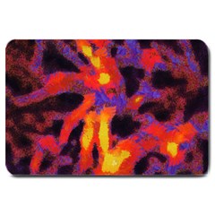 Requiem  Of The Lava  Stars Large Doormat  by DimitriosArt