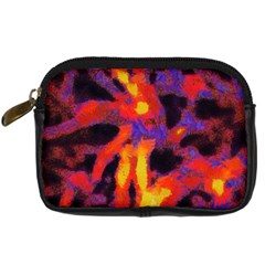 Requiem  Of The Lava  Stars Digital Camera Leather Case by DimitriosArt