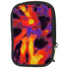 Requiem  Of The Lava  Stars Compact Camera Leather Case by DimitriosArt