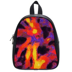 Requiem  Of The Lava  Stars School Bag (small) by DimitriosArt