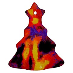 Requiem  Of The Lava  Stars Christmas Tree Ornament (two Sides) by DimitriosArt