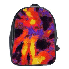 Requiem  Of The Lava  Stars School Bag (xl) by DimitriosArt