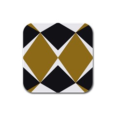 Abstract Pattern Geometric Backgrounds   Rubber Square Coaster (4 Pack) by Eskimos