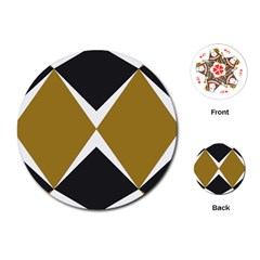 Abstract Pattern Geometric Backgrounds   Playing Cards Single Design (round) by Eskimos