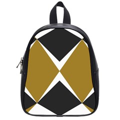 Abstract pattern geometric backgrounds   School Bag (Small)