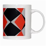 Abstract pattern geometric backgrounds   White Mugs Right