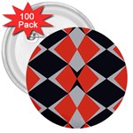 Abstract pattern geometric backgrounds   3  Buttons (100 pack)  Front