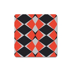 Abstract Pattern Geometric Backgrounds   Square Magnet by Eskimos