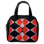 Abstract pattern geometric backgrounds   Classic Handbag (One Side) Front