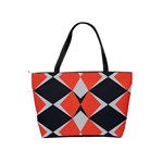 Abstract pattern geometric backgrounds   Classic Shoulder Handbag Back