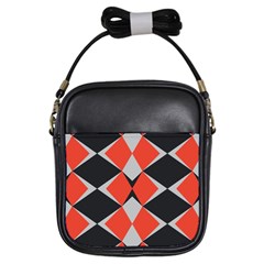 Abstract Pattern Geometric Backgrounds   Girls Sling Bag by Eskimos