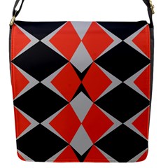 Abstract Pattern Geometric Backgrounds   Flap Closure Messenger Bag (s) by Eskimos