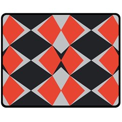 Abstract Pattern Geometric Backgrounds   Double Sided Fleece Blanket (medium)  by Eskimos