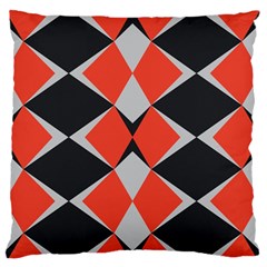 Abstract Pattern Geometric Backgrounds   Large Flano Cushion Case (one Side)