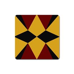 Abstract Pattern Geometric Backgrounds   Square Magnet by Eskimos