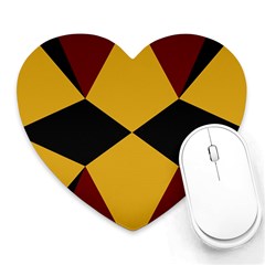 Abstract Pattern Geometric Backgrounds   Heart Mousepads by Eskimos