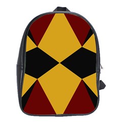 Abstract Pattern Geometric Backgrounds   School Bag (xl) by Eskimos