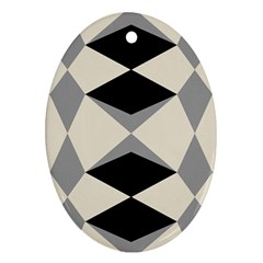 Abstract Pattern Geometric Backgrounds   Oval Ornament (two Sides) by Eskimos